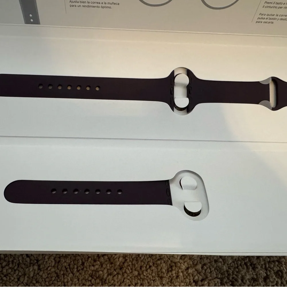 New Apple 41mm Sport Band-Black Cherry